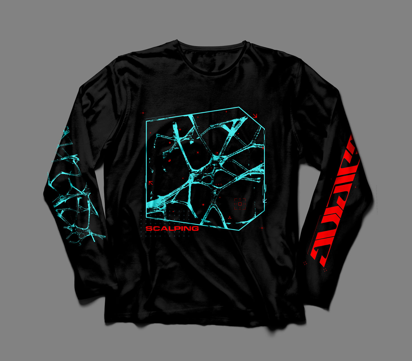 SCALPING - Black Long Sleeve, Vinyl, CD and Cassette