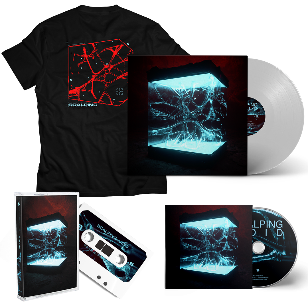 SCALPING - Black T-Shirt, Vinyl, CD & Cassette