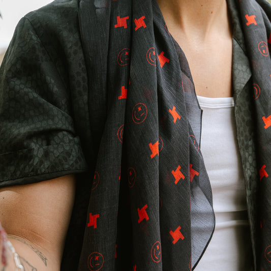 Limited Edition: fabric Cotton/Silk Scarf