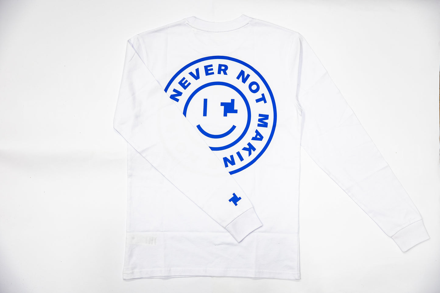 Never Not Making Noise Long Sleeve tshirt in White