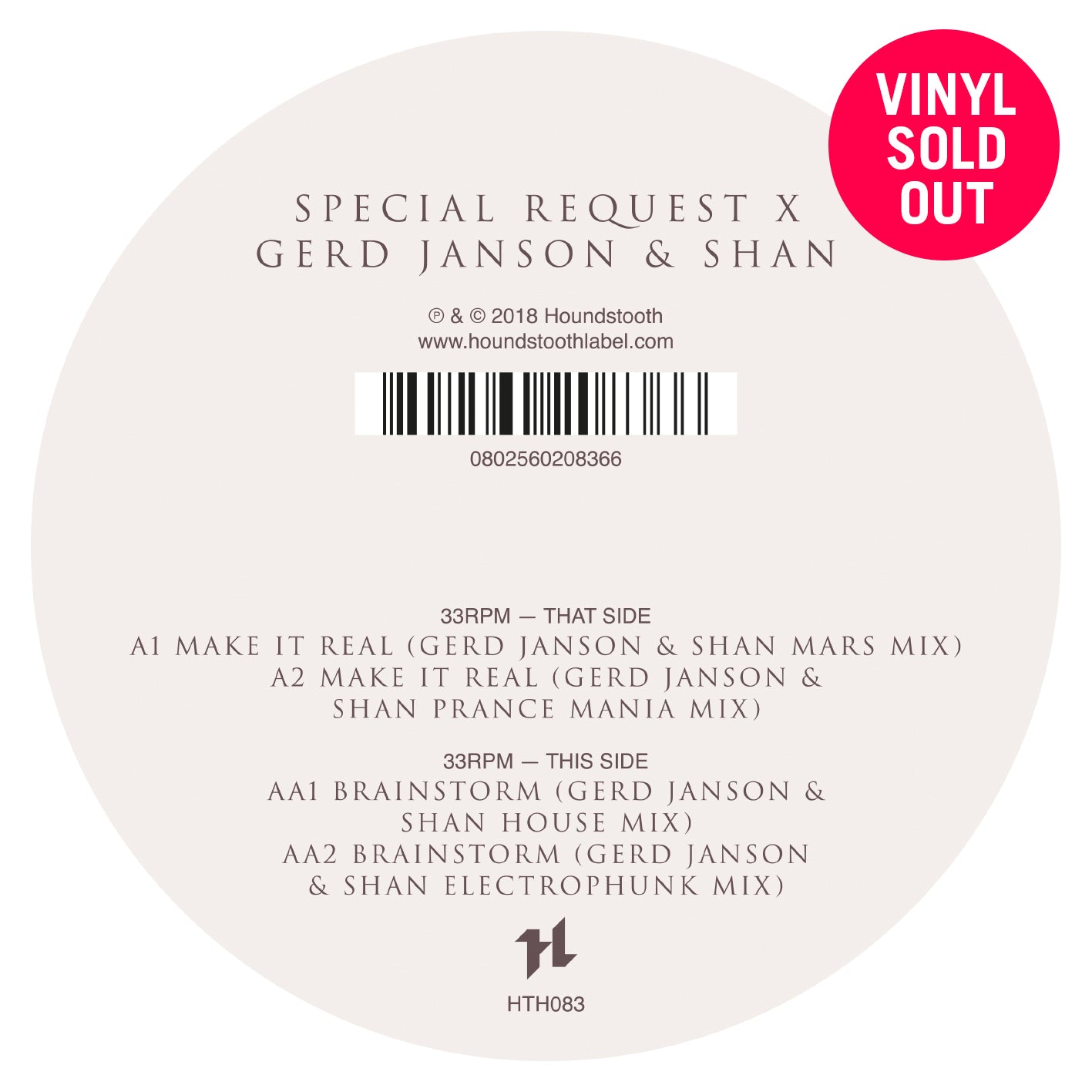 Special Request - Special Request X Gerd Janson & Shan Vinyl