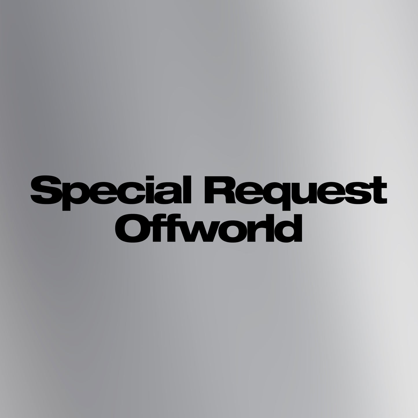 Special Request - Offworld  CD